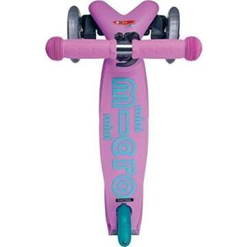 Mini Deluxe 3-Wheeled, Lean-to-Steer, Swiss-Designed Micro Scooter for Kids, Ages 2-5 (Lavender)…