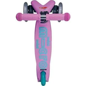 Mini Deluxe 3-Wheeled, Lean-to-Steer, Swiss-Designed Micro Scooter for Kids, Ages 2-5 (Lavender)…