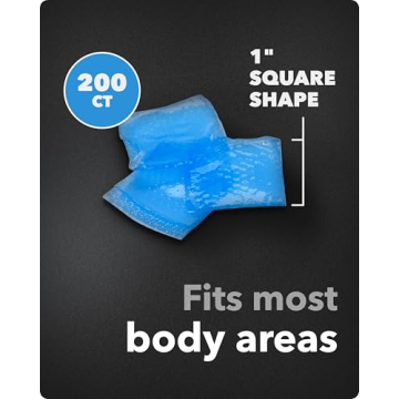 Spenco 2nd Skin Squares Gel Squares 200-Count for Healing