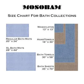 Mosobam Luxury Turkish Towel Set | 8pc XL Collection