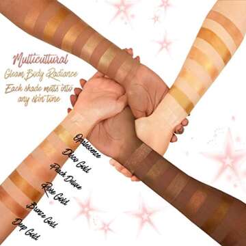 Melanie Mills Hollywood Gleam Body Radiance All In One Makeup, Moisturizer & Glow For Face & Body - ...