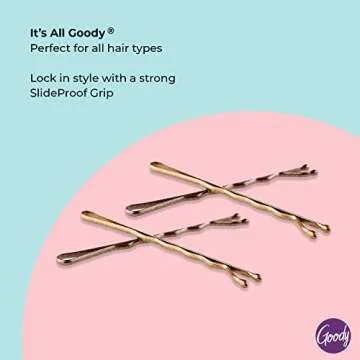 Goody Ouchless Bobby Pins - Comfortable and Secure Hair Accessories