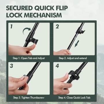 KINGGEAR 7075 Aluminum Trekking Poles with Cork Grip