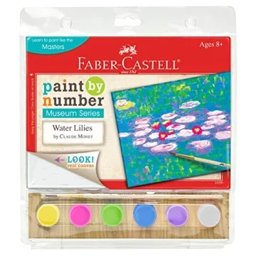 Faber-Castell Museum Series Paint by Numbers - Claude Monet Water Lilies - Perfect for Beginners and...