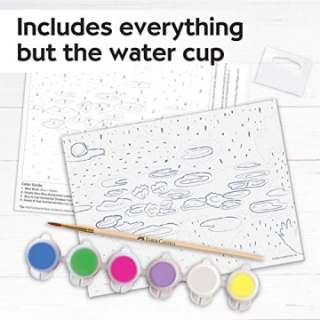 Faber-Castell Paint by Numbers Kit - Monet Water Lilies