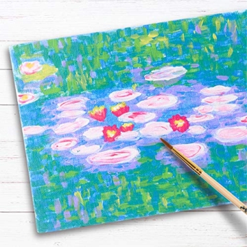 Faber-Castell Paint by Numbers Kit - Monet Water Lilies