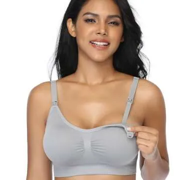 GXXGE Nursing Bra 4Pack for Comfortable Breastfeeding