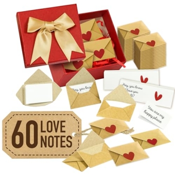STOFINITY Long Distance Relationship Gifts For Him - I Love You Gifts For Him Her, Mini Love Notes C...