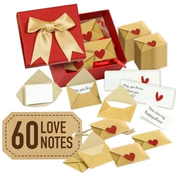 STOFINITY Long Distance Relationship Gifts For Him - I Love You Gifts For Him Her, Mini Love Notes C...