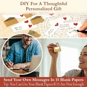 STOFINITY Long Distance Relationship Gifts For Him - I Love You Gifts For Him Her, Mini Love Notes Card For Couples, 6 Months Anniversary Boyfriend Gift, Romantic Gift For Boyfriend Long Distance