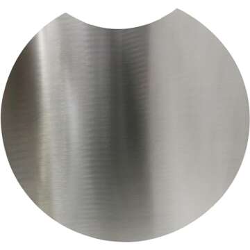 Meridian Furniture 99081Silver-ET16 Dimple Collection Modern | Contemporary End Table with Brushed Chrome Iron Metal, Modular, 15" W x 15" D x 16" H, Silver