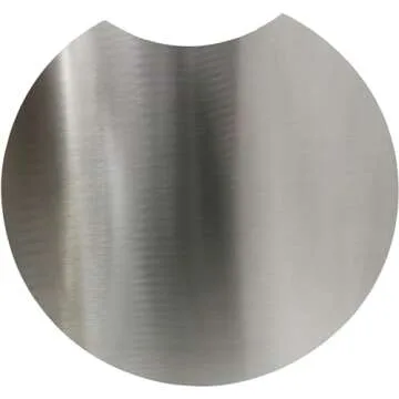 Meridian Furniture 99081Silver-ET16 Dimple Collection Modern | Contemporary End Table with Brushed Chrome Iron Metal, Modular, 15" W x 15" D x 16" H, Silver