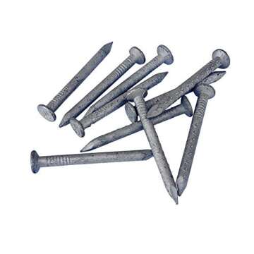 Decorex Hardware 1 1/2" x 10G Joist Hanger Nails | Hot Dip Galvanized Steel, Silver-Grey, 2.2lb / 1kg per Box