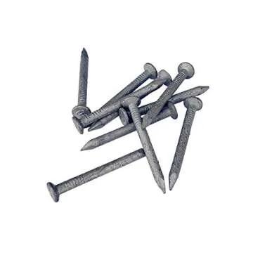 Decorex Hardware 1 1/2" x 10G Joist Hanger Nails | Hot Dip Galvanized Steel, Silver-Grey, 2.2lb / 1kg per Box