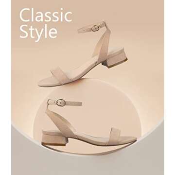 Ankis Nude White Black Women Sandals Gold Silver Comfortable Strappy Open Toe Sandals for Women Dres...