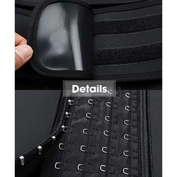 ASHLONE Waist Trainer for Women Latex Underbust Cincher Sport Corset Trimmer Belt