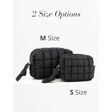 Yarnic Quilted Makeup Bag - Stylish & Smart Organizer