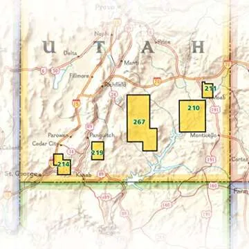 Utah National Parks Map Pack Bundle - Waterproof & Durable