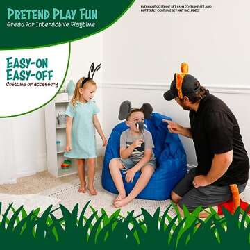 Squirrel Products Dalmatian Dog Headband Ears and Tail Costume Accessory Set, One Size Fits All Ages 3+