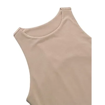 Stylish Remidoo Women's Sleeveless Backless Bodysuit