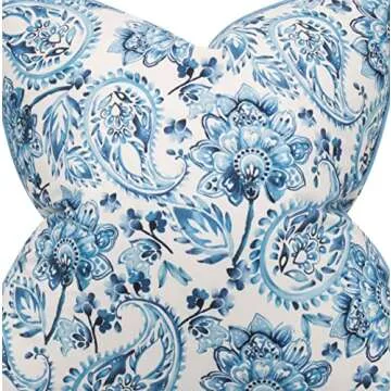 MANOJAVAYA Printed Paisley Decorative Pillow Covers