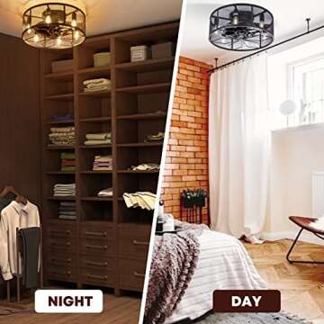 NookNova Smart Ceiling Fan with Lights - Stylish & Safe