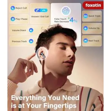 Ear Buds Wireless Earbuds with 48H Playback and Bluetooth 5.3