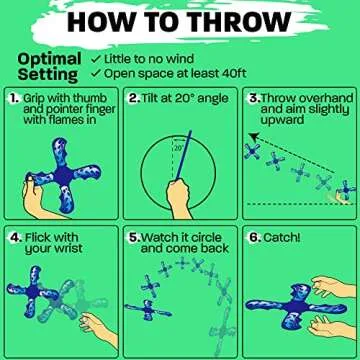 Fun Boomerang for Kids Durable Toy for Active Play