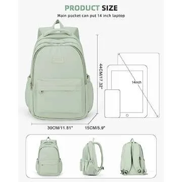 BOXSAM School Backpack: Lightweight, Durable, Stylish & Spacious