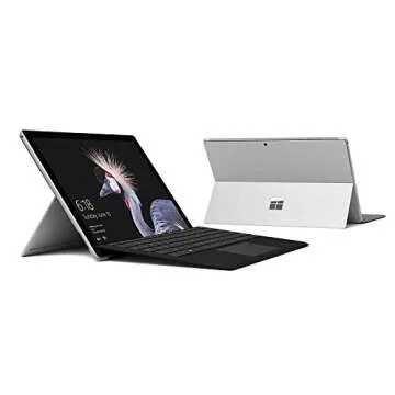 Microsoft Surface Pro 5th Gen 12.3" PixelSense TouchScreen (2736x1824) 2-in-1 Tablet Laptop: Intel Core i5-7200U, 256GB PCIe NVMe SSD, 8GB RAM, Wi-Fi AC MIMO, Windows 10 Pro (with Platinum Type Cover)
