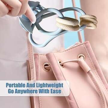 Montessori Educational Toys For Infant Toddlers,High Chair Toys With Suction Cups For Toddlers 0-6 M+ Food Grade Silicone Teething toy For Toddlers 6M+,Parent-Child Baby Toy Set 12 18 M+ (Dusty Blue)