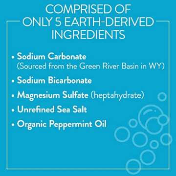 Molly's Suds Peppermint Laundry Detergent Powder (120 Loads) & XL Wool Dryer Balls (White) Bundle