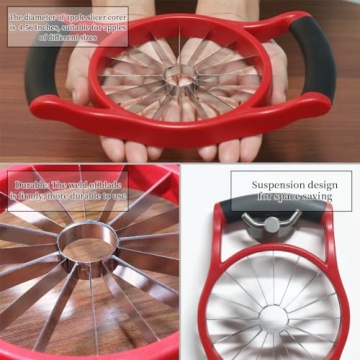 Newness Extra Large Apple Slicer - Perfect Fruit Cutter