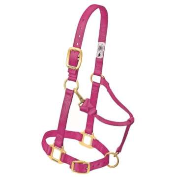 Weaver Leather Adjustable Chin Halter - Diva Pink