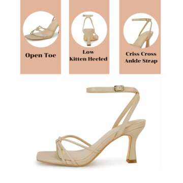 LAICIGO Women's Stiletto Heeled Sandals for Any Occasion