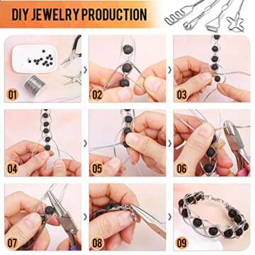 Cridoz 22 Gauge Stainless Steel Wire for Crafts