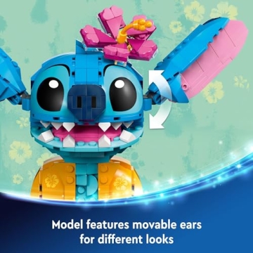 LEGO Disney Stitch Toy Building Kit for Ages 9+