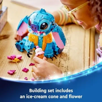 LEGO Disney Stitch Toy Building Kit for Ages 9+