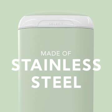 Diaper Genie Select Pail - Stainless Steel, 165 Diaper Capacity