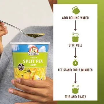 Dr. McDougall's Vegan Split Pea Soup - Instant & Gluten-Free