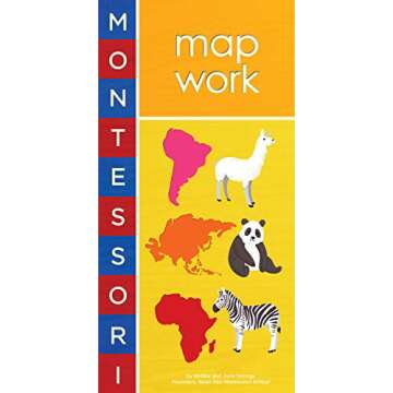 Montessori Map Work: Interactive Book for Kids