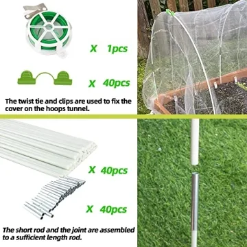 Durable Greenhouse Hoops for Effective Plant Growth