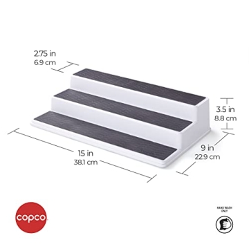 Copco 3-Tier Spice Organizer for Efficient Storage