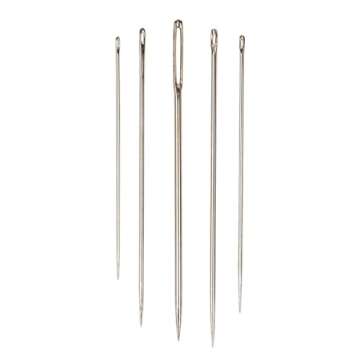 SINGER 07370 Hand Sewing Needles in Compact with Needle Threader, Assorted Sizes, 30-Count,