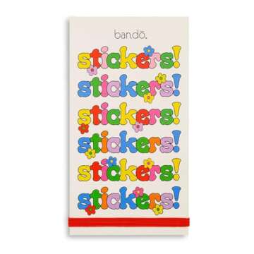 ban.do Sticker Book with 700+ Assorted Stickers, 35 Sticker Sheets, Colorful Pack for Scrapbooking &...