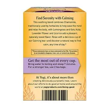 Yogi Calming Herbal Tea - 16 Organic Tea Bags