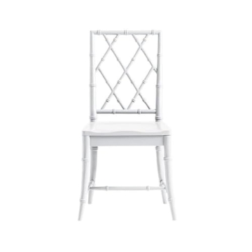 Universal Furniture X-Back Wood Dining Chair Set in White