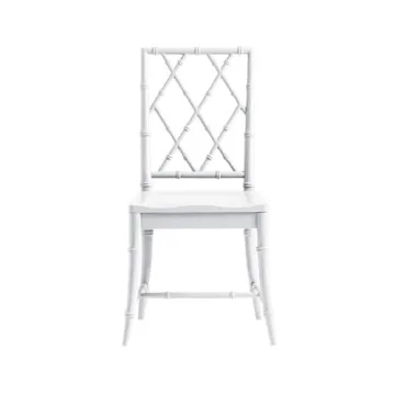 Universal Furniture X-Back Wood Dining Chair Set in White