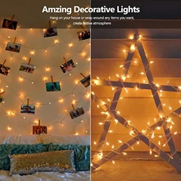 Brizled 300 Count Connectable Christmas Lights for Holidays