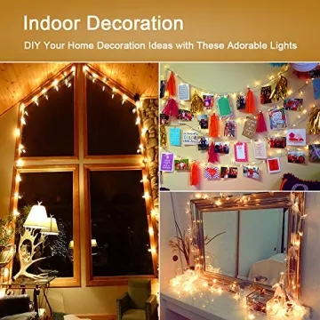 Brizled 300 Count Connectable Christmas Lights for Holidays